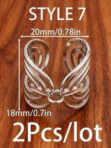 2 piezas/lote Anillos con forma de estrella de mar y corazón chapados en oro de 18K PVD, accesorios de acero inoxidable ajustables, base de anillo abierto geométrico de cadena ancha para hacer joyas DIY - Anillo DIY - Ver 25