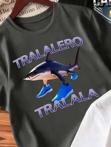 3件套 男童卡通字母印花圆领休闲百搭短袖T恤 - 彩色 - 查看 3