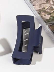 1pc/4pcs Blue Gradient Matte Square Hair Claw, 8.5cm Claw Clips Hair Clips Hair Jaw Clip Hair Clamps Hair Clutch Hair Catcher Clip Fall Winter Hair Accessories For Women For Vacation Outfits Woman - Multicolor - View 7