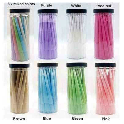 200pcs/100pcs/50pcs/30pcs Extra Large Pre-Rolled Cigarette Papers (With Filter Tips), 109mm Pre-Rolled Cigarette Cones (With Filler), Slow Burning, Tobacco Accessories, Holiday Gifts (For Friends And Family)