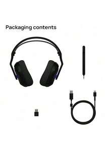 Logitech G522 頭戴式耳機 無線藍牙遊戲耳機 低延遲三模模式連接 輕巧舒適 降噪麥克風 RGB炫彩光效 - 黑色 - 查看 6