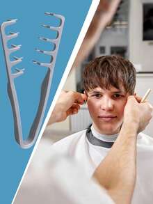 1pc Fluffy Serrated Styling Comb - Suitable For Root Lift And Seamless Blending, Fine Serrated Design Fits All Hair Types (Straight/Wavy/Curly), Non-Slip Grip, Ideal For Bangs Styling And Daily Looks - Salon & Home Dual-Use Textured Shaping Comb, Fits All Hair, Styling Tool & Holiday Gift, Volume-Boosting, Seamless Styling, Minimalist Appearance, Durable Structure - Multicolor - View 6