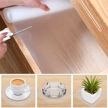 Non-Slip Draw Mat Shelf Liner Storage Pad Kitchen Cabinet Cupboard Drawer Mat - Clear - View 3
