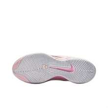 Zapatillas de baloncesto Nike A'One EP cómodas, versátiles y transpirables con tracción, unisex rosa y blanco - Rosa - Ver 5