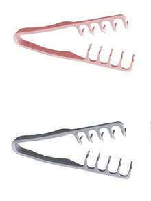 1pc Fluffy Serrated Styling Comb - Suitable For Root Lift And Seamless Blending, Fine Serrated Design Fits All Hair Types (Straight/Wavy/Curly), Non-Slip Grip, Ideal For Bangs Styling And Daily Looks - Salon & Home Dual-Use Textured Shaping Comb, Fits All Hair, Styling Tool & Holiday Gift, Volume-Boosting, Seamless Styling, Minimalist Appearance, Durable Structure - Multicolor - View 10