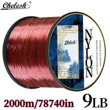 Chelesh 2000m Smooth Nylon Monofilament Fishing Line, -Resistant, Easy Casting, Anti-Aging, Multiple Colors & Strengths Available, Suitable For Carp Fishing, DIY Jewelry Beading - Multicolor - View 18