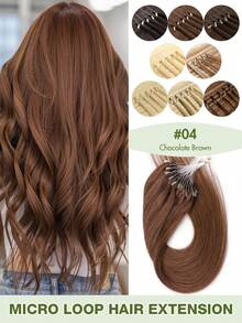 Tóc nối Micro Loop cao cấp làm từ tóc thật, dài 12-20 inch, 30g/miếng - Màu đen và nâu tự nhiên, thẳng mượt. Tóc nối Micro Loop Remy làm từ tóc thật, thẳng mượt như lụa, vòng nối siêu nhỏ vô hình, tóc nối làm từ tóc thật, mềm mại và bóng mượt, bền lâu. Tóc nối hạt siêu nhỏ Remy, dành cho nữ. Tóc nối Micro Loop thoải mái và chắc chắn. - Nhiều màu - Xem 18