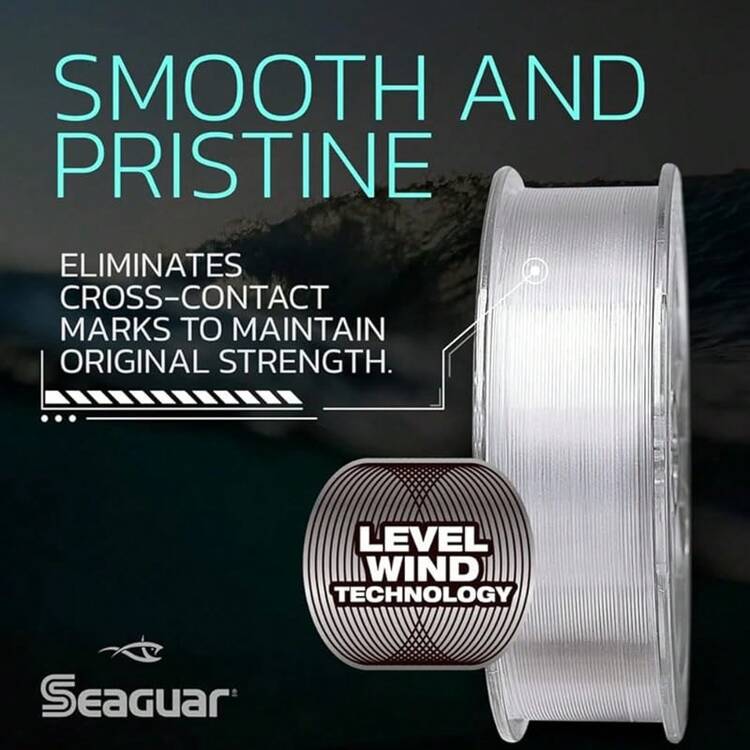 Línea de fluorocarbono transparente Seaguar Blue Label, 22.8 m - 4 libras/25 yardas - Añade 5