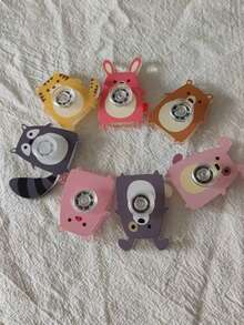 1个/3个/5个/8个/10个/12个/15个/18个/20个 新款亚克力卡通动物挤压玩具，随机发货 - 彩色 - 查看 18