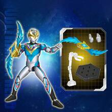 Miniso Scatola cieca della serie Ultraman Hero dinamica, 3a ondata, Ultraman Z, materiale durevole, giunti mobili, ornamento da scrivania (consegna casuale) (1 pezzo)