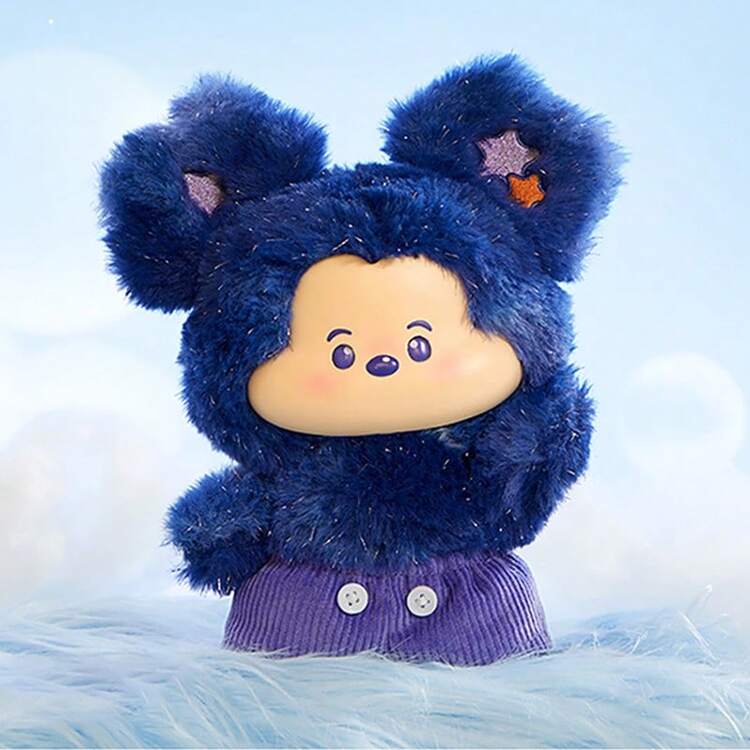 Miniso 云之幻想系列乙烯基毛绒盲盒乙烯基和毛绒材质梦幻配色桌面展示摆件（随机发货）（1个） - 彩色 - 查看 9