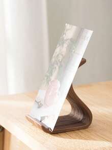 حامل هاتف محمول خشبي محمول لعام 2025، حامل كسول إبداعي للآيباد واللوحات، حامل هاتف محمول عام لمشاهدة التلفزيون والفيديوهات، مناسب للمكتب والمنزل والدراسة - متعدد الألوان - مشاهدة 2