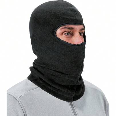 Balaclava, Winter Face Mask, Thermal Black Fleece, Ergodyne N-Ferno 6821