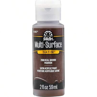 Multi-Surface Paint In Assorted Colors 2 Oz 2908 Real Brown