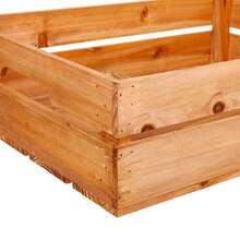 Wanderlust Braune Holzschublade 44x34x12,5h cm