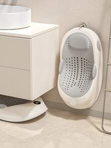 Baby Bath Support Frame Newborn Bathtub Support Frame Foldable Bath Bed Spine Protection Baby Bath Tray - Bath Mat - View 3