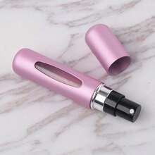 ​​1pc Portable Mini Perfume Atomizer Spray Bottle Set – Refillable Travel Size Fragrance Dispenser For On-The-Go Touch-Ups – Ideal For Carrying Your Favorite Scents In Purses, Pockets, Gym Bags, And During Travel Or Shopping Trips – Leakproof, Easy To Fill, And Perfect For Parties & Everyday Use Back To School Perfume Bottle - Pink - View 2