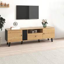 Television Stands & Entertainment Centers - Natural + Glass + Particle Board + 40-49 Inches - View 4