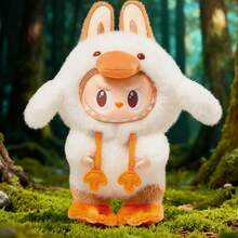 POP MART The Monsters Labubu Forest Fairy Tale Series Vinyl Plush Hang Card Cute Bunny Outfit Figurine Valentine's Day Gift Bag Charm Collectible - Multicolor - View 3