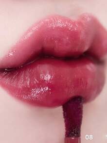 Rom&nd Romand BARE MOOL TINT #08 Deep Red, Glossy Lipstick, Vibrant Color, Long-Lasting, MLBB (My Lips But Better), Lightweight, Moisturizing & Long-Lasting Lip Tint, High Color Payoff, Glossy, Vegan, K-Beauty, Korean Cosmetics, 4.5g (0.16oz), Gift - #08 DEEPIN RED - 查看 6