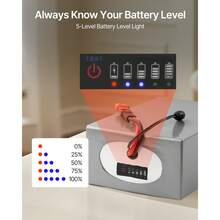 36V Electric Scooter Battery, 16Ah, Ebike Lithium Battery Pack With 30A BMS, Charger, T-Plug Expansion Cable, 500+ Cycles, Compatible With 2880W Motors, For Electric Bikes Bicycles, Scooters - 查看 6