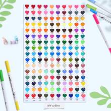 Ohuhu Markers For Adult Coloring Books No Bleeding 160 Colors Coloring Markers Water-Based Dual Tips Fineliner & Brush Drawing Pens Art Pens For Adults Sketch Journal - Maui - White - 160 色 - 查看 3