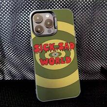 Funda de Teléfono C-Cool-D-Daria para 17,16,15,14,13,12,11,Pro,Max,Plus, Anticaída Negra Mate Dura - z1 - Ver 11