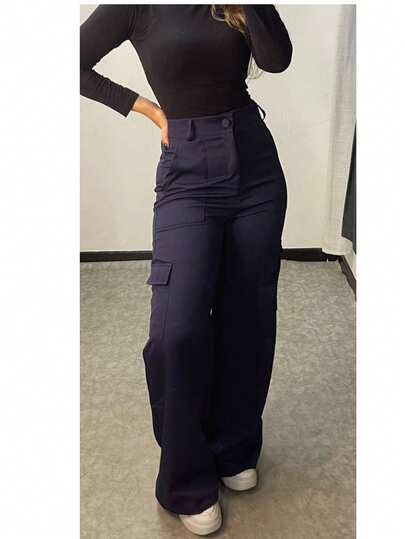CALÇA ALFAIATARIA CARGO/ CALÇA CARGO/ CARGO PANTS/ CALÇA DESPONJADA/ MODA BLOGUEIRA/ CALÇAS 2025/ CALÇA COM BOLSO