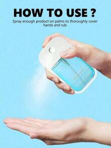 1PC Scented Hand Sanitizer Spray With Vanilla, Lavender, And Aloe For Home Use, Portable Cleaning And Disinfecting Hand Sanitizer. Essential Travel Protection Kit, Must-Have For Travel Disinfection. Suncream Applicator Holiday Essentials - Nhiều màu - Xem 5