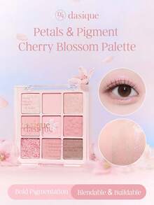 Dasique Eyeshadow Palette, High Pigmentation, Long-Lasting, Easy To Apply, Smooth, Vegan, Cruelty-Free, Suitable As Christmas Gift, Charming Rose Girl Style, Back To School, Wedding Bride, Summer, Valentine's Day, Vacation - 26 Romantic Blossom - 查看 10