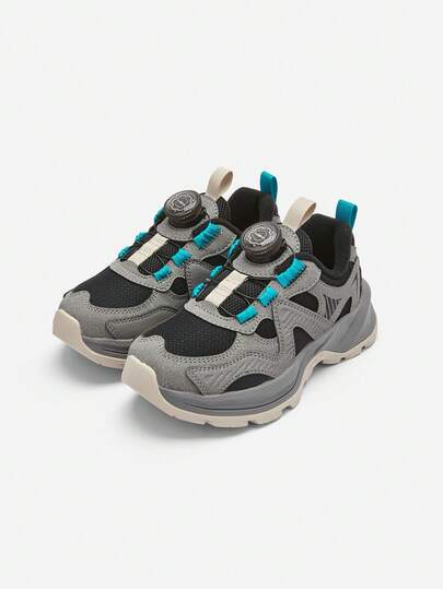 Balabala Kids Unisex Breathable Chunky Sneakers, 2025 Spring Autumn Outdoor Non-Slip