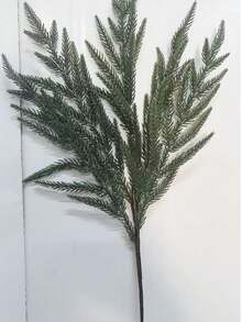 1Pc 9-Foot Norfolk Pine Christmas Wreath Features Realistic Cedar Wood And Is Suitable For Indoor And Outdoor Christmas Decorations Such As Fireplace Mantels, Tables, And Stair Railings. Ideal For Home Decor In Living Rooms, Bedrooms, And Other Rooms, It's A Perfect Choice For Christmas Decorations.