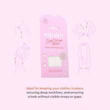 - Cinta Doble Cara Donu2019t Let Me Down: Fashion Tape - Cinta Adhesiva para Ropa y Piel, Antideslizante Adecuado para Vestidos - 36 Tiras Pre - Cortadas, Transparentes - inicial - Ver 6