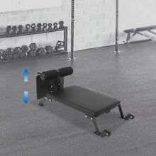 YUNRUX Banco de entrenamiento de piernas para curls, banco de entrenamiento de gimnasio en casa para extensiones de piernas - A - Ver 9