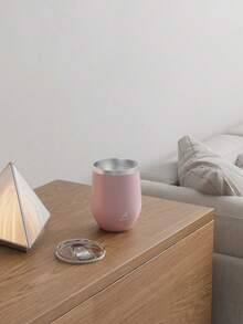 1个340毫升/12盎司双层不锈钢真空保温蛋形杯，适用于居家、办公、户外旅行、运动，也可作为礼物赠送。