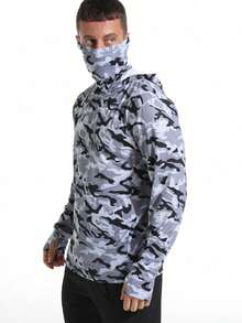 Outdoor Fishing Anti-UV Clothing, Breathable Ice Silk Fishing/Cycling Wear - Grey - View 4