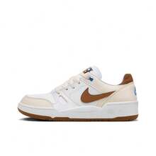 Zapatos de skate para hombres Nike Full Force Low en marrón y blanco