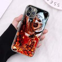 Funda de Teléfono de Película de Terror Terrifier Compatible con Apple  16E 12 13 Mini 14 Pro 15 Plus 16 Pro Max 11 X XS, Funda Compatible con  17,  17 Pro,  17 Pro Max - QC1050-3 - Ver 12