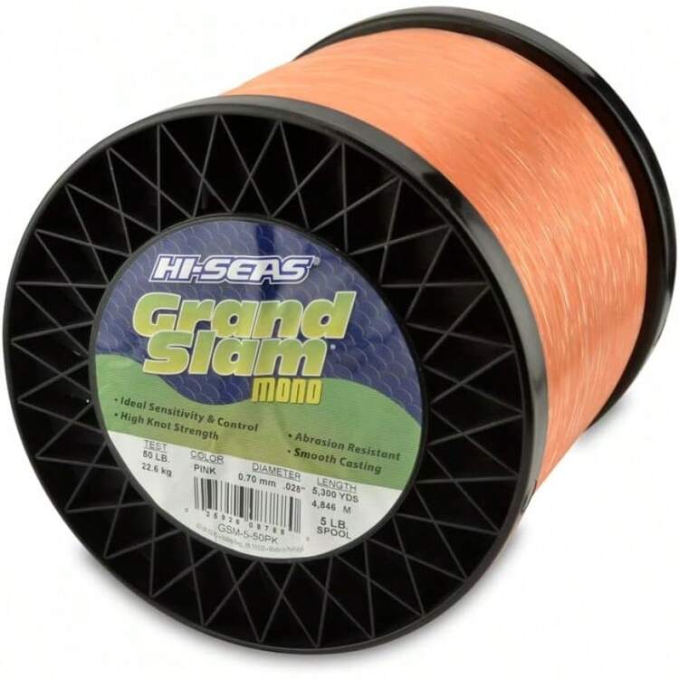 Hi-Seas-SEAS Grand Slam Línea de monofilamento - Rosa - Añade 3