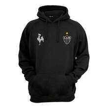Sweatshirt With Atlético Mineiro Galo Print. Excellent Quality. - 黑色 - 查看 1