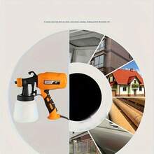 UK Standard Electric Spray Gun, High Pressure Spray Gun, Paint Spray Gun, Portable Latex Paint Oil Paint Spray Adhesive Gun