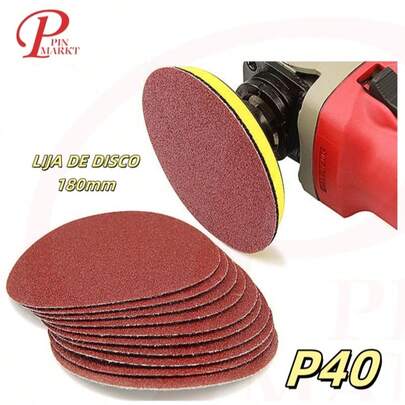 discos de lijado angular, discos de papel con almohadilla de respaldo de gancho y bucle y adaptador de taladro, kit de lijado para herramientas, accesorios de carpintería y reparación, discos abrasivos universales