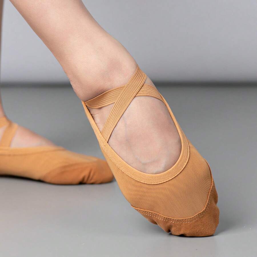 Wuyuan Ballerine in maglia traspirante e stretch - ariose e morbide per balletto, yoga, danza contemporanea - uomo e donna