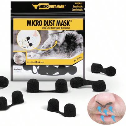 Dust Mask For Nose - Nose Filter Dust Blocker Disposable Breathable Woodworking Lawn Mowing Construction