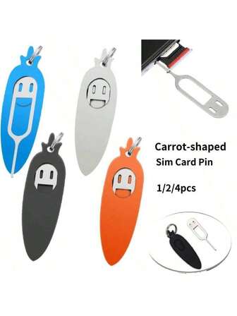 1个萝卜形防丢卡针，SIM卡取出工具，手机芯片取出器，SIM卡托盘弹出针，取出工具针，开启器/弹出器