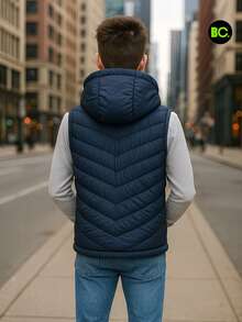 Big City Tween Boys Extended Size Tanks - Petroleo - View 4