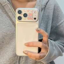 INS New Transparent High-Definition Lens Film Compatible With Iphone 17 Pro Max/Pro, Cute Cartoon Girl Design Applicable To Daily Shield, Office, Home Daily Shield Office Home Lens Protector Phone Camera Cover Waterproof Shockproof Anti-Fall Scratch Resistant - Clear - View 13