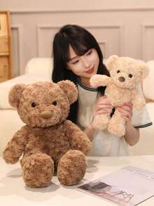 Teddy Bear Stuffed Animal, Cute Plush Teddy Bear, Soft Stuffed Plush Bear Toy Gift For Kids, Girlfriend, Birthday,Brown - Multicolor - View 11