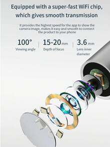 Visual Ear Cleaner For Kids, Ear Spoon, Wireless Cleaning Endoscope, HD Ear Cleaning Tool - NE3-h White 8-piece Set - View 4