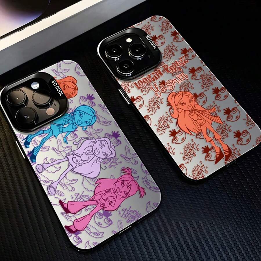 Funda de Teléfono de Moda Nueva y Encantadora de Muñeca  para 17 16e 16 15 14 13 12 11Pro Max Plus, Cubierta Mate Anticaída - CYB-290LY05CY16A2 - Ver 1